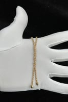 عقد ذهب إيطالي عيار 18 توقيع الحداثة وزن من 11.6 إ...