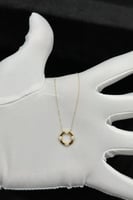 عقد دائري ذهب تصميم الماس عيار 18 وزن من 0.9 الى 1...