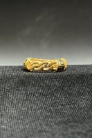 اسوارة مع خاتم ذهب ايطالي عيار 21 وزن 17.7 جرام