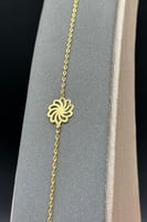 اسوارة ذهب صافي عيار 21 وزن 0.7 جرام