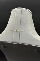 عقد وردة دورين ذهب تصميم الماس عيار 18 وزن من 0.9...