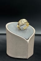 خاتم ذهب صافي عيار 21 وزن 2.8 جرام