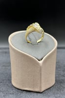 خاتم ذهب صافي ايطالي عيار 18 وزن 2.7 جرام