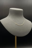 شوكر جنزير ملونه ذهب صافي