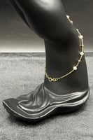 كف كور ذهب مع لؤلؤ عيار 18 وزن من 2.1 الى 2.2 جرام