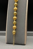 اسوارة كور ذهب صافي عيار 21 وزن 10.7 جرام