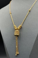 عقد ذهب صافي عيار 21 وزن 6.8 جرام