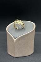 خاتم ذهب تصميم الماس عيار 18 وزن من 4 الى 4.1 جرام