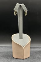 حلق ذهب صافي ايطالي عيار 18 وزن 2 جرام