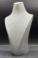 عقد دائري ذهب تصميم الماس عيار 18 وزن 0.3 جرام