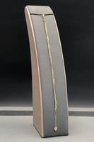 اسوارة ثلاث اشواط ذهب ايطالي عيار 18 وزن 3.5 جرام