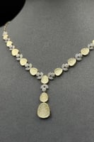 طقم ذهب تصميم الماس عيار 18 وزن 10.6 جرام