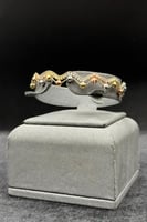 اسوارة كور ذهب صافي عيار 18 وزن 9.5 جرام