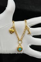 عقد قفل ذهب ايطالي عيار 21 وزن 10.4 جرام