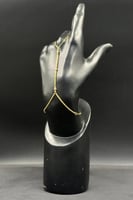 كف مجدول ذهب صافي عيار 21 وزن 2 جرام