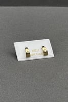 حلق طبي ذهب تصميم الماس عيار 18