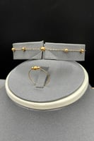 طقم كور دورين ذهب صافي عيار 21 وزن 3 جرام