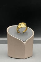 خاتم ذهب صافي عيار 21 وزن 3.2 جرام