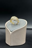 خاتم ذهب صافي عيار 21 وزن 2.8 جرام