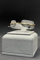 اسوارة قماش ذهب صافي ايطالي عيار 18 وزن من 0.6 الى...