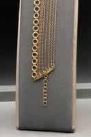 اسوارة دوائر ذهب صافي ملون عيار 18 وزن 8.3 جرام