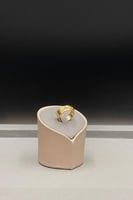 اسوارة مع خاتم ذهب تصميم الماس عيار 21 الوزن 17.3