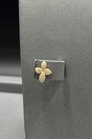 طقم وردة ذهب تصميم الماس