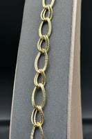 اسوارة دوائر ذهب صافي ايطالي عيار 18 وزن من 3.4 ال...