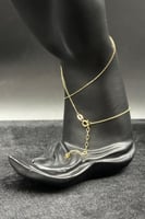 كف قلب ذهب تصميم الماس عيار 18 وزن 1.9 جرام