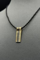 تعليقة ذهب تصميم الماس عيار 18 وزن 2.7 جرام