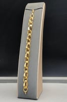 اسوارة دوائر ذهب صافي عيار 21 وزن 10.3 جرام