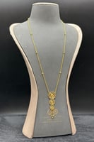 شال وردات ذهب صافي عيار 21 وزن 6.4 جرام