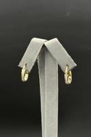 حلق ذهب صافي ايطالي عيار 18 وزن 1 جرام