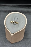 خاتم كور ذهب صافي ملون ايطالي عيار 18 وزن 0.8 جرام