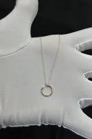 عقد مسمار ذهب صافي عيار 18 وزن من 0.6 الى 0.7 جرام