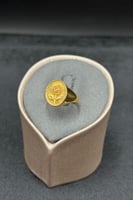 خاتم وردة ذهب صافي عيار 21 وزن 3.1 جرام