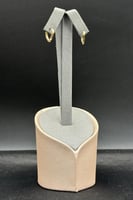 حلق قلب ذهب صافي ايطالي عيار 18 وزن 1.6 جرام