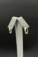 حلق خلية ذهب تصميم الماس عيار 18 وزن من 1.9 الى 2...