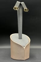 حلق ذهب صافي عيار 18 وزن 3 جرام