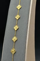 اسوارة خمس وردات ذهب صافي عيار 21 وزن 3.7 جرام