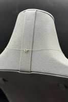 عقد ذهب تصميم الماس عيار 18 وزن 0.3 جرام