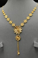 طقم وردات ذهب صافي عيار 21 وزن 16 جرام