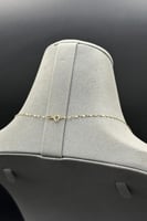 عقد دائري ذهب صافي عيار 18 وزن 0.6 جرام