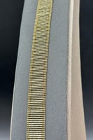 إسوارة سلم ذهب صافي عيار 18 فخامة ليرا وزن 9.6 جرا...