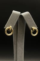 حلق شكل مسمار ذهب صافي