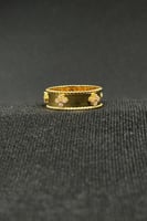 دبلة وردة ذهب تصميم الماس عيار 21 وزن من 3.6 الى 3...