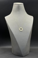 عقد دائري ذهب تصميم الماس عيار 18 وزن من 1.7 الى 1...