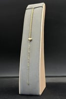 اسوارة كور مع قلب مع مستطيل ذهب صافي عيار 18 وزن 1...