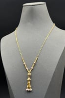 عقد كور نازل ذهب تصميم هندي عيار 21 وزن 6 جرام