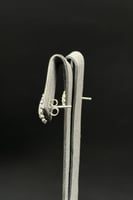 حلق الماس وزن الذهب : 2.91 جرام وزن الألماس : 0.35...